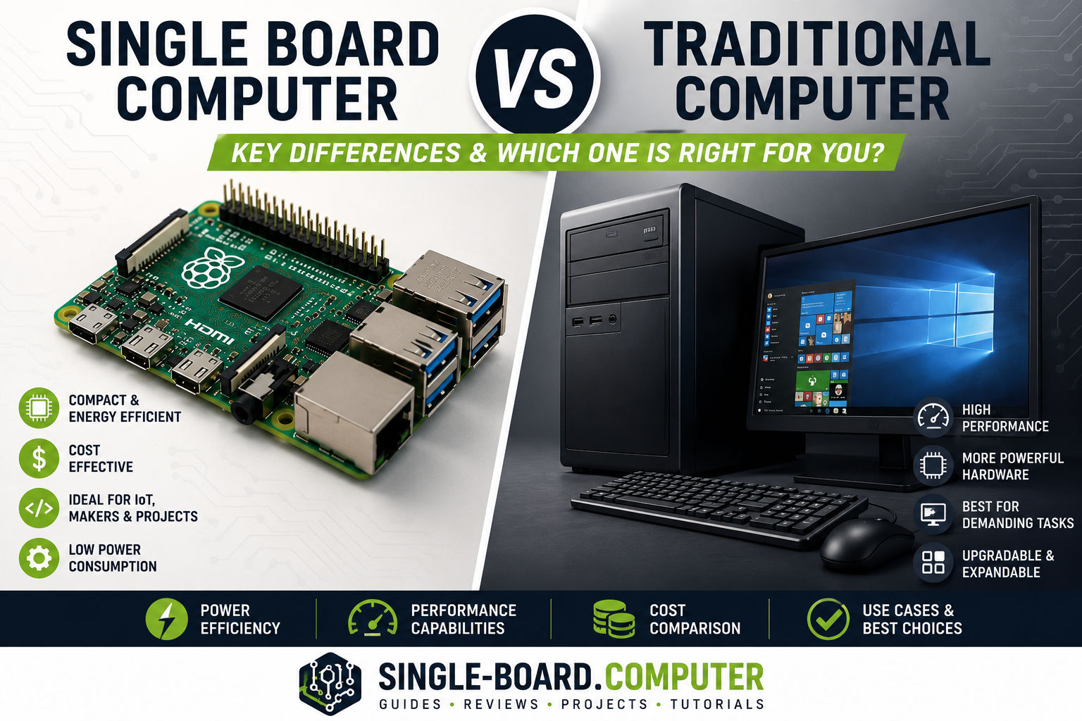 Single Board Computer vs Traditional Computer