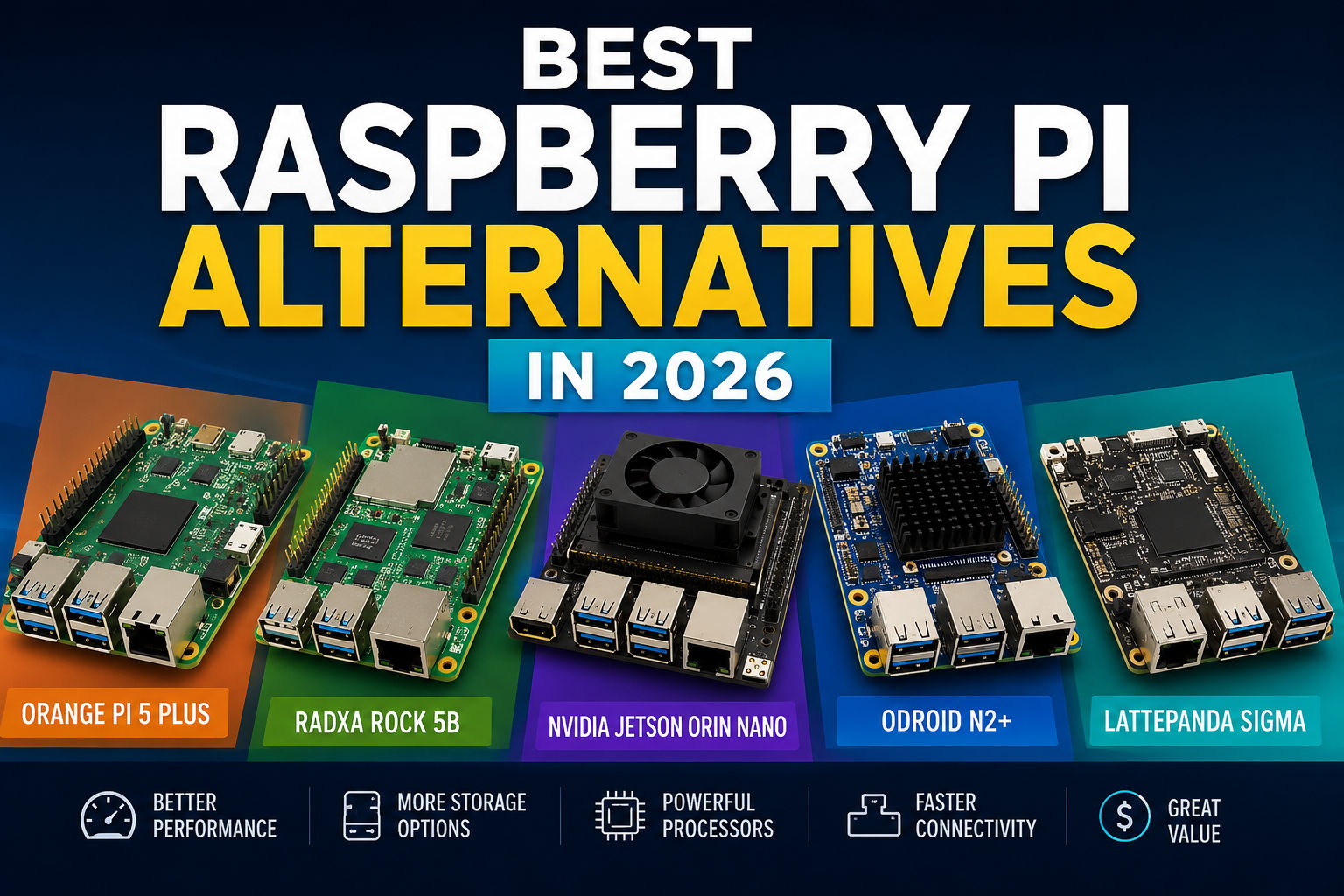 Best Raspberry Pi Alternatives in 2026 (Compared)