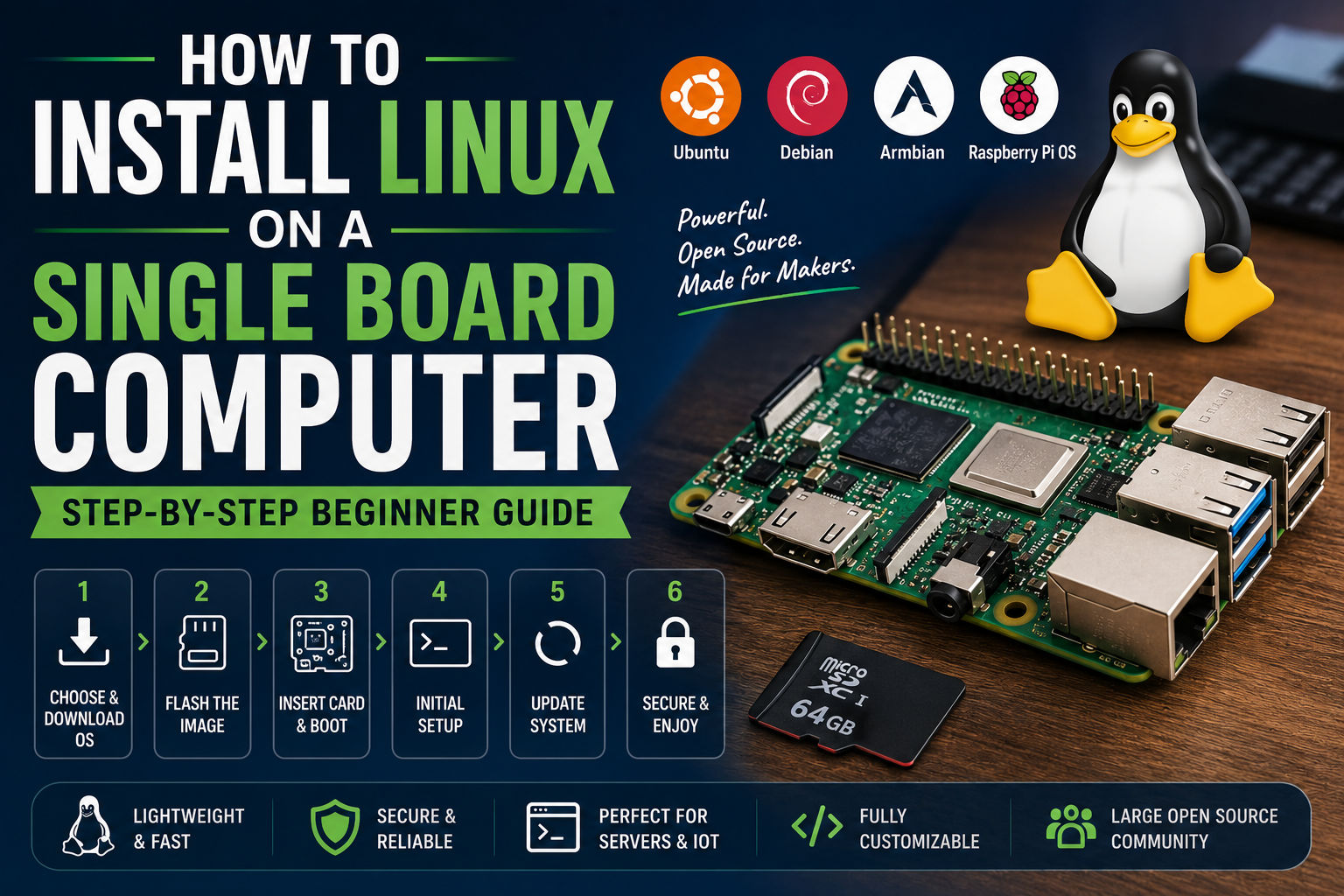 How to Install Linux on a Single Board Computer