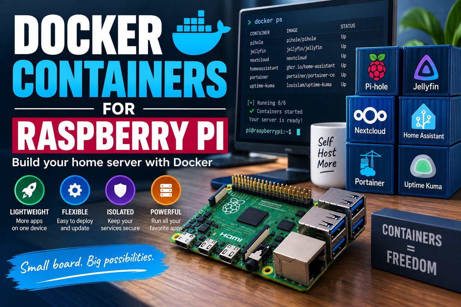 Docker Containers for Raspberry Pi: Complete Guide