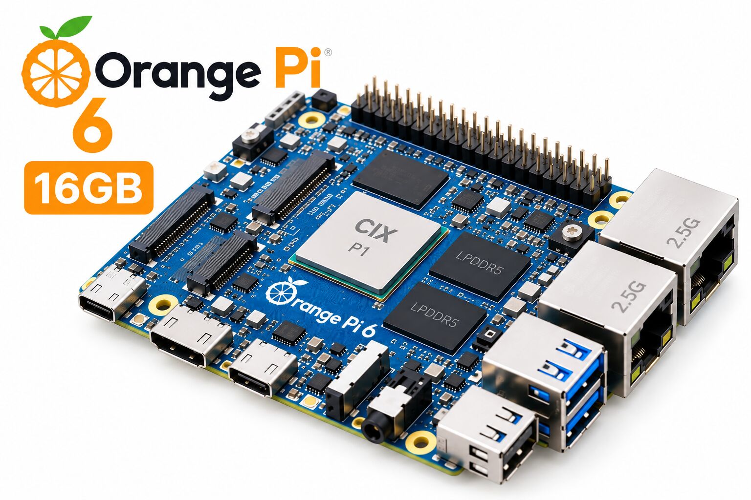 Orange Pi 6 16GB – Single Board Computer (SBC)